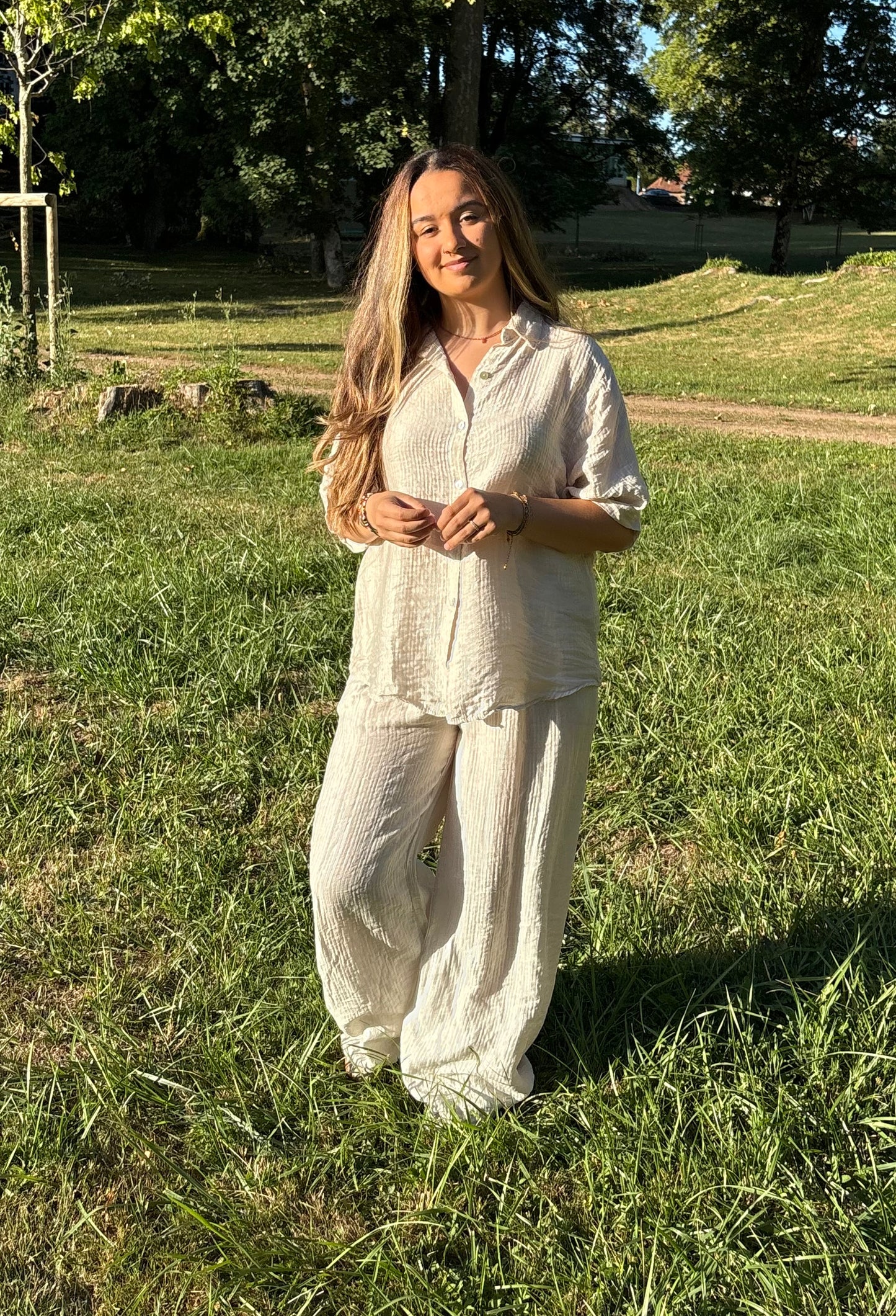 Ensemble chemise plus pantalon