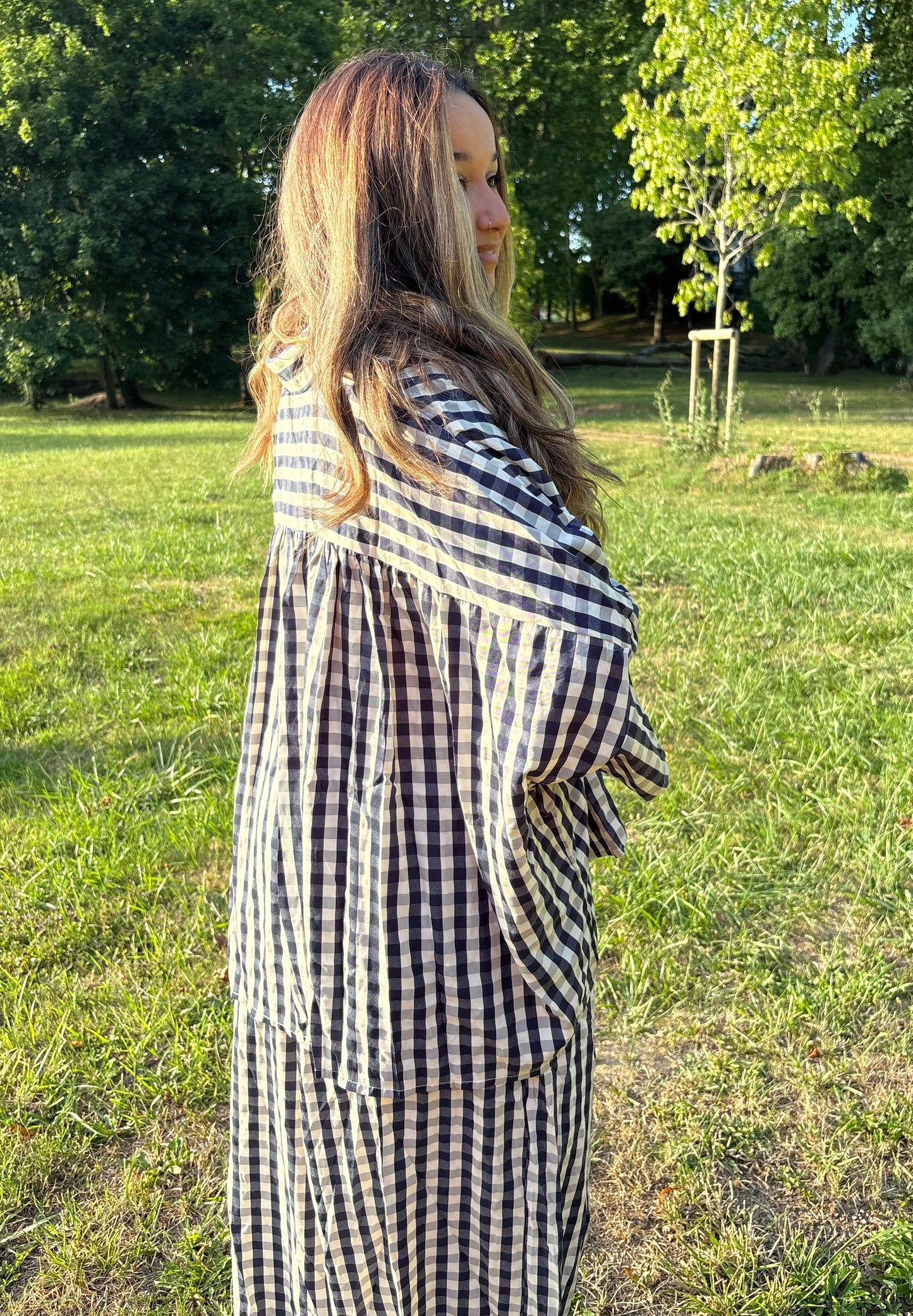 Ensemble à carreaux