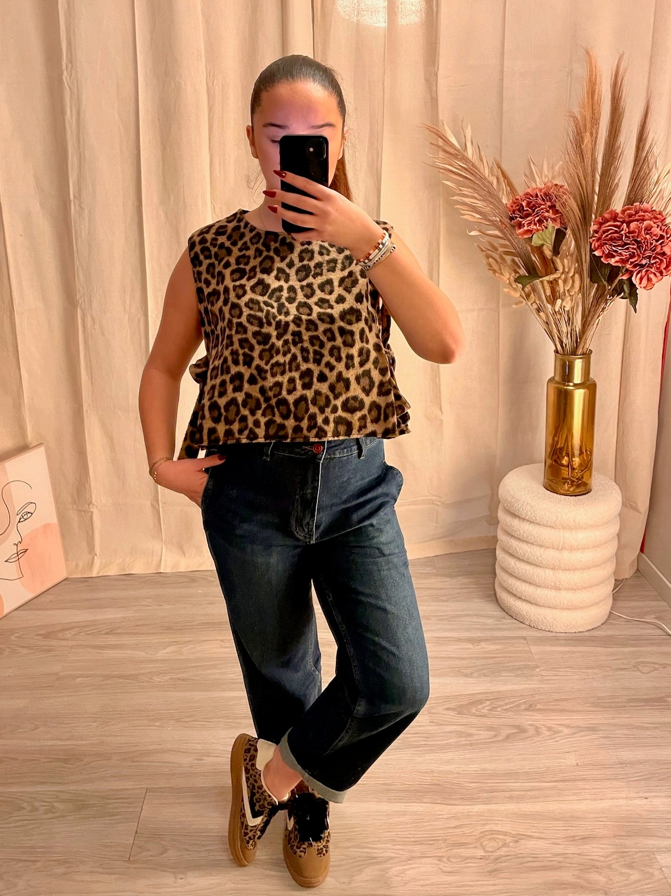 Jean bleu denim