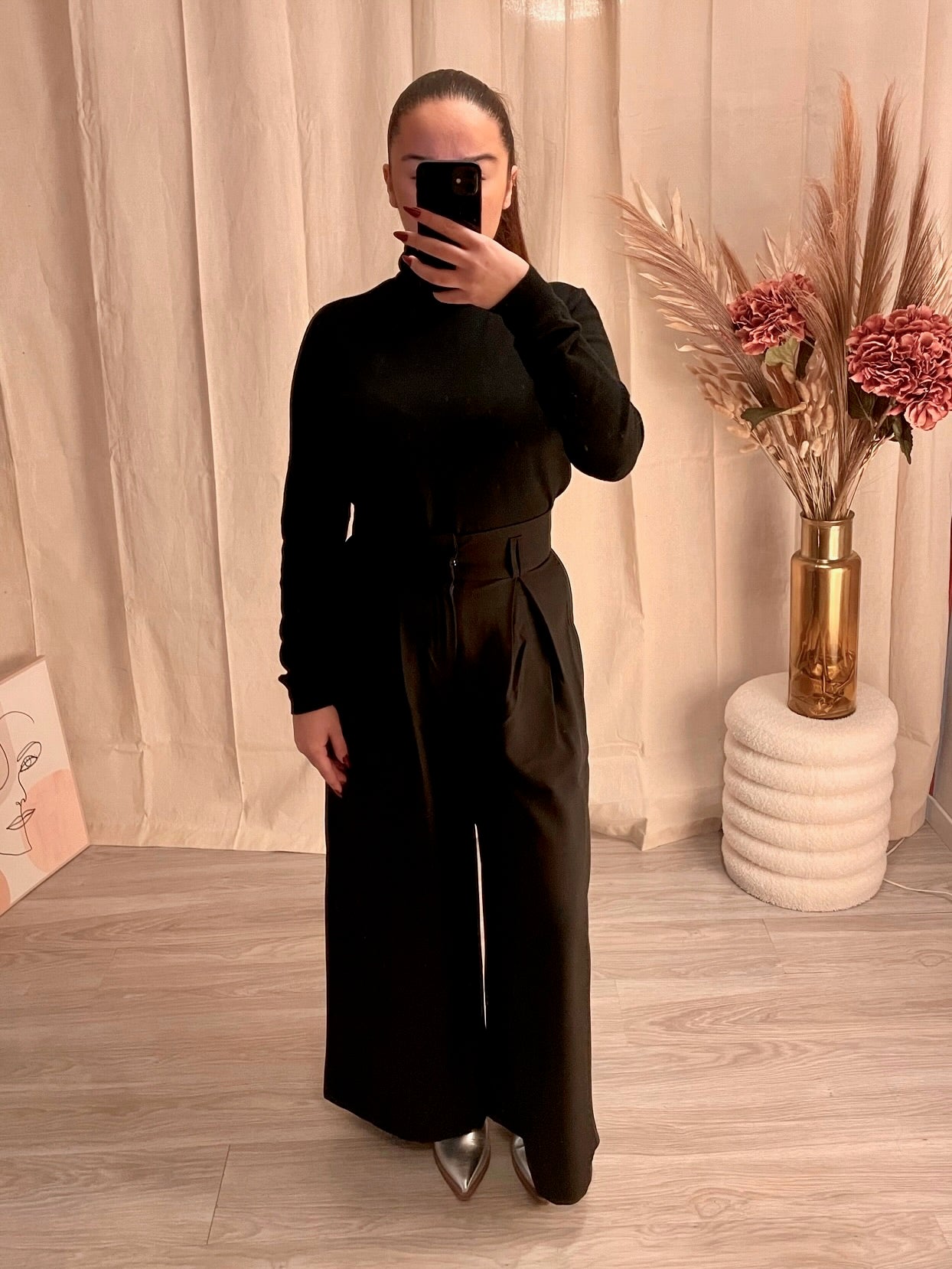 Pantalon de tailleur noir