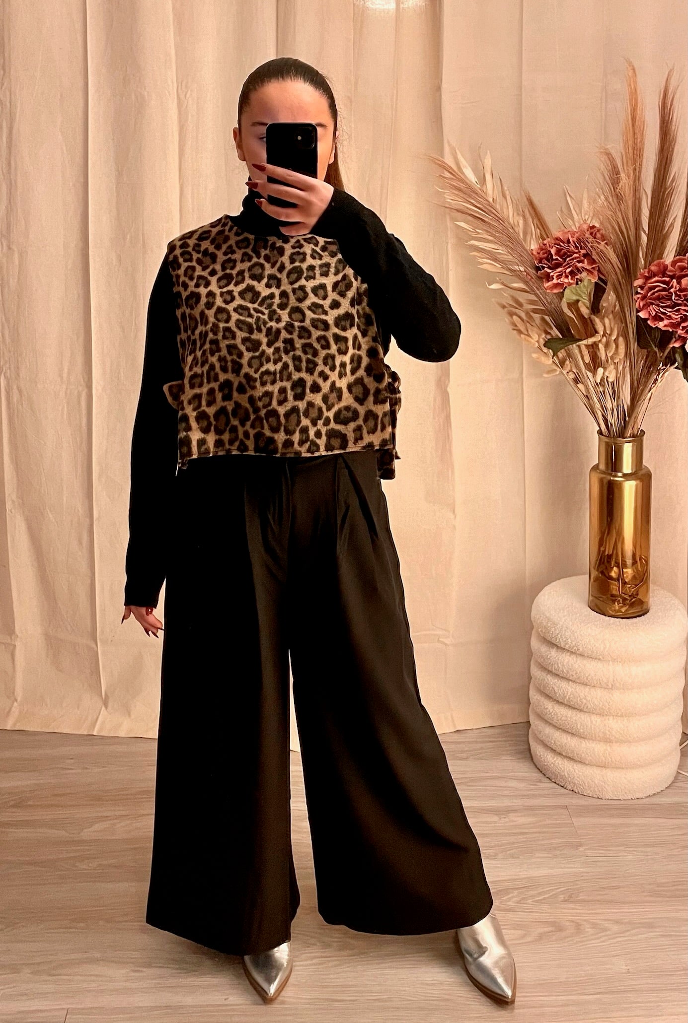 Pantalon de tailleur noir